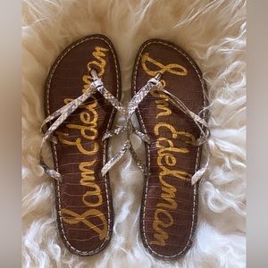 SALE Sam Edelman sandals size 10. New never worn faux snake skin design